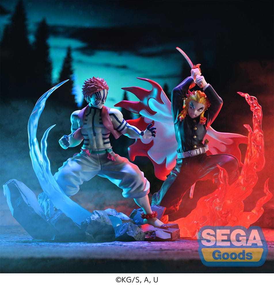 Sega Demon Slayer Xross Link Statue Akaza 12 cm