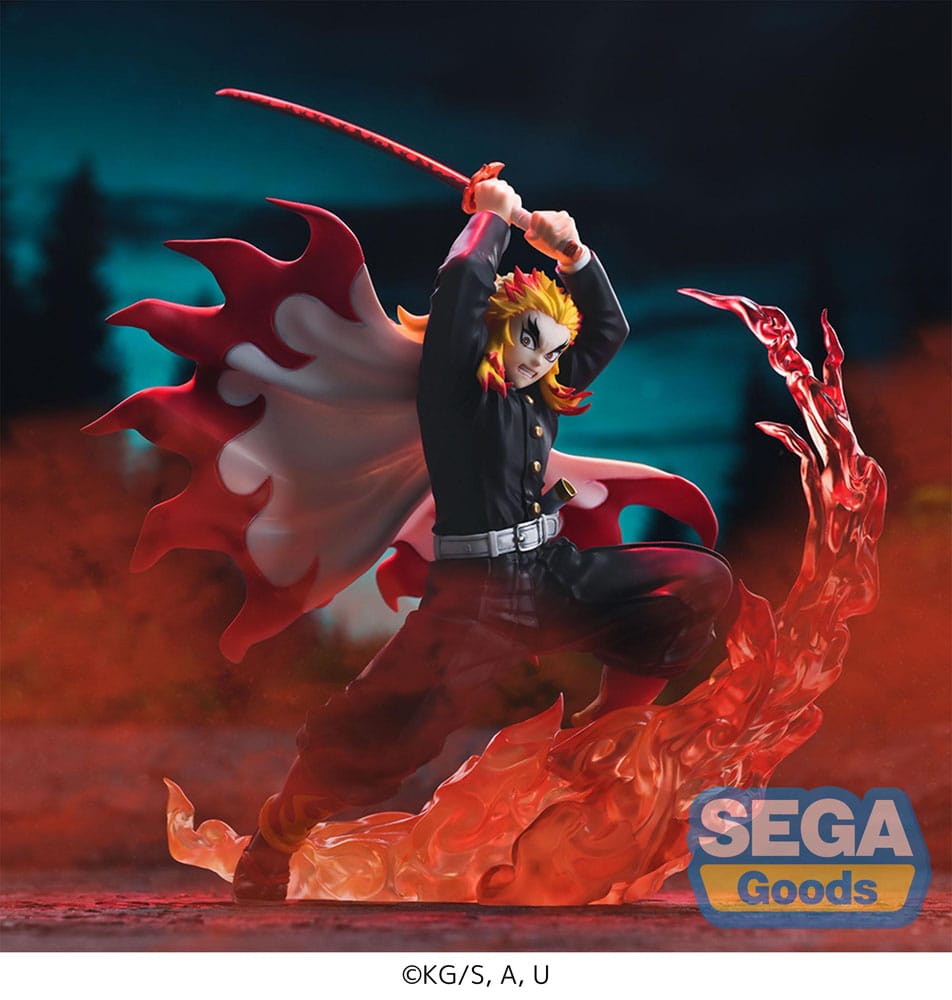 Sega Demon Slayer Xross Link Statue Kyojuro Rengoku 15 cm