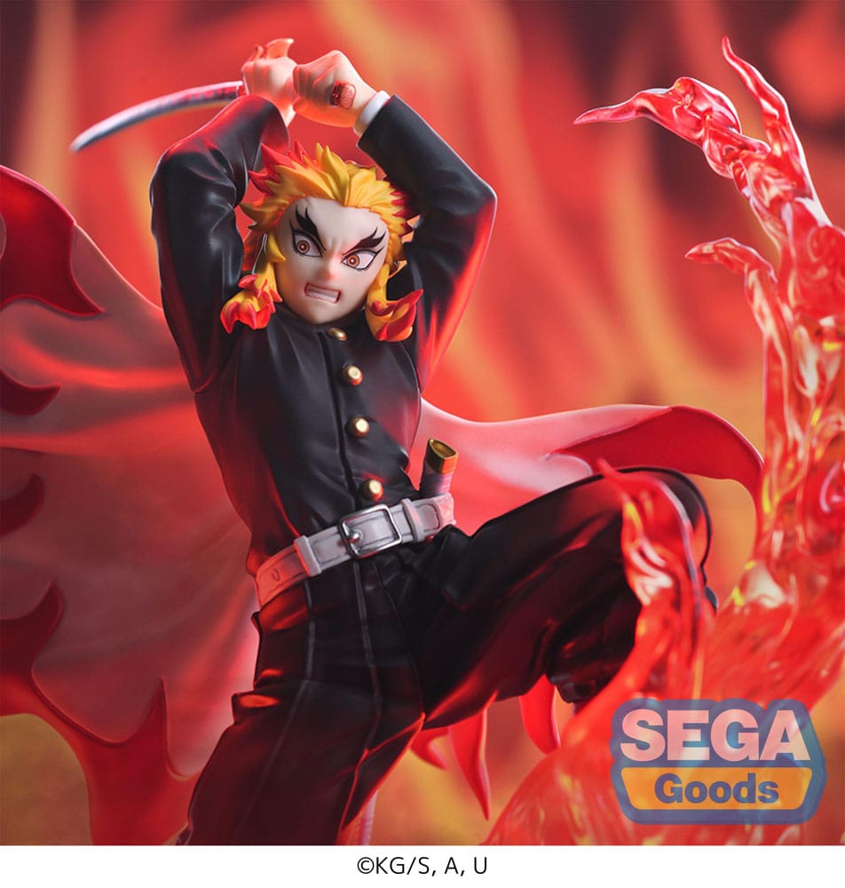 Sega Demon Slayer Xross Link Statue Kyojuro Rengoku 15 cm