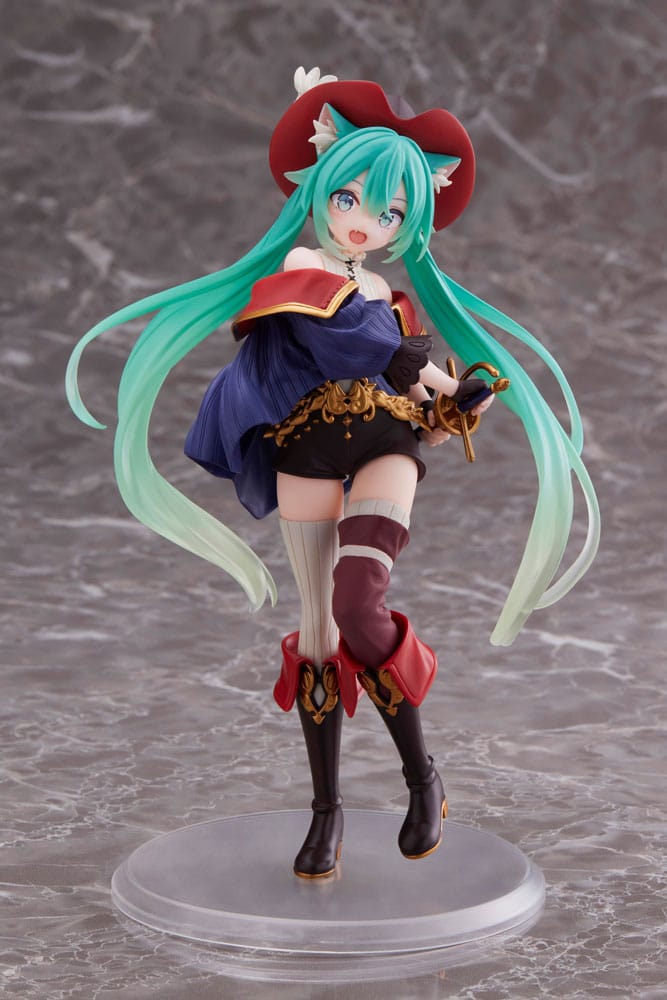 Taito Figur Hatsune Miku Wonderland Puss in Boots 18 cm