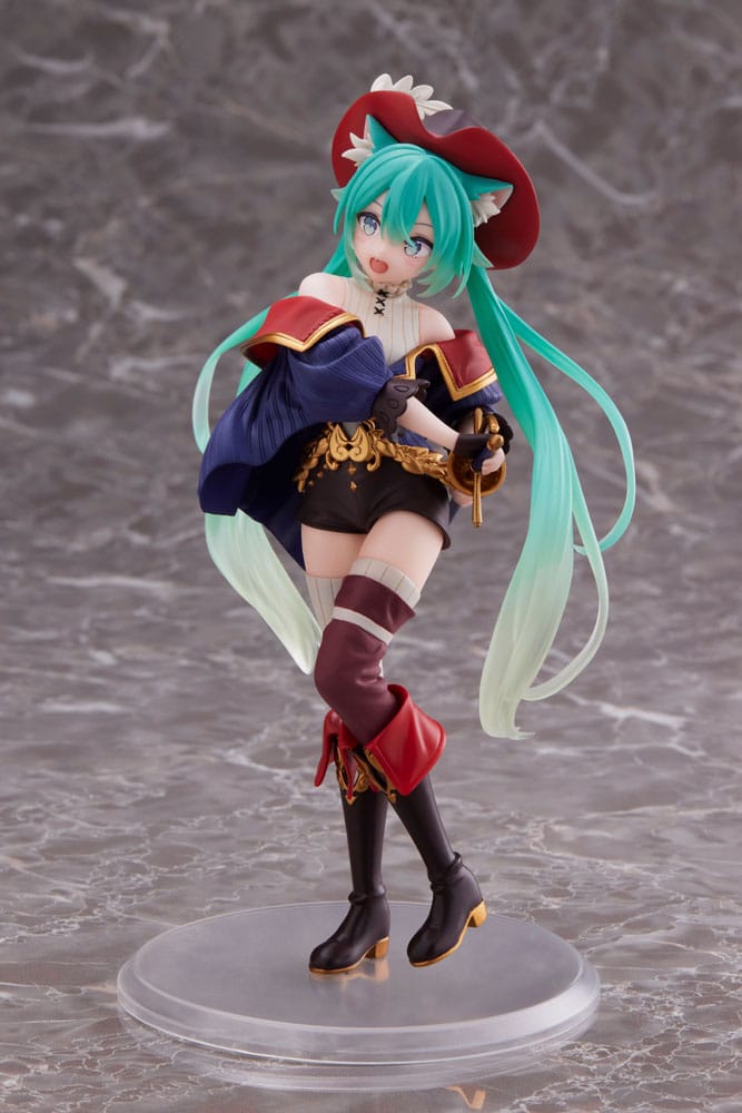 Taito Figur Hatsune Miku Wonderland Puss in Boots 18 cm