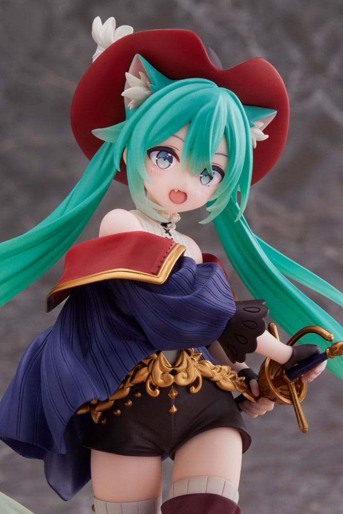 Taito Figur Hatsune Miku Wonderland Puss in Boots 18 cm