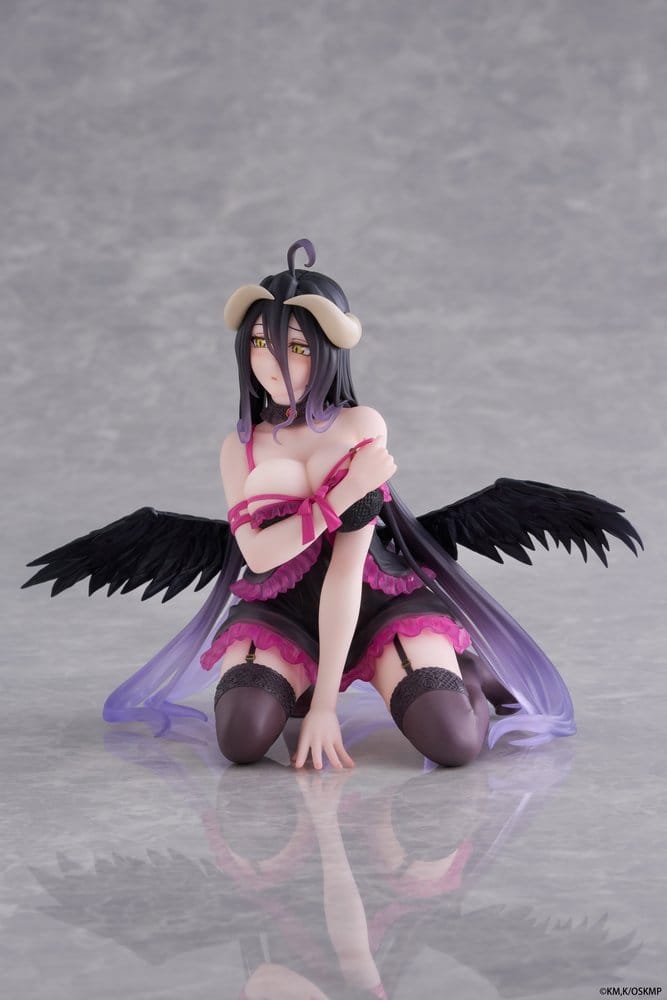 Taito Overlord Desktop Cute PVC Figur Albedo Negligee Version 13 cm