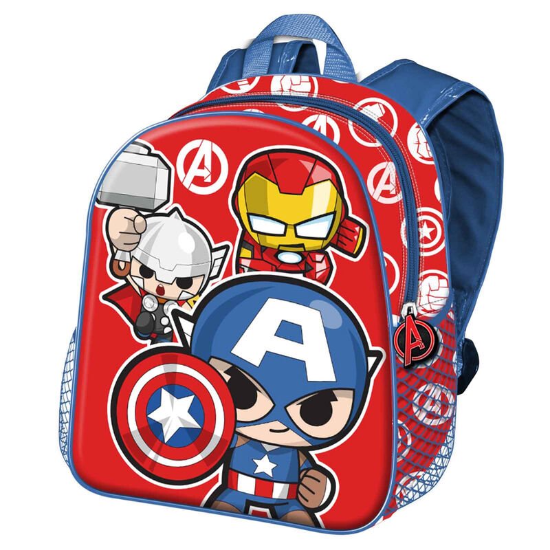 Captain America Rucksack 3D für Kindergarten 31cm von Dilaras.at | Dein Shop für Kinderrucksäcke