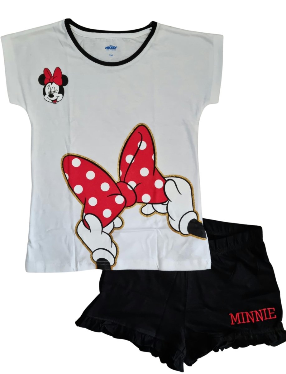 Kinderbekleidungsset Pyjama Minnie Mouse (T-Shirt, Hose) von Dilaras.at | Dein Shop für Pyjama, Hose, T-Shirt