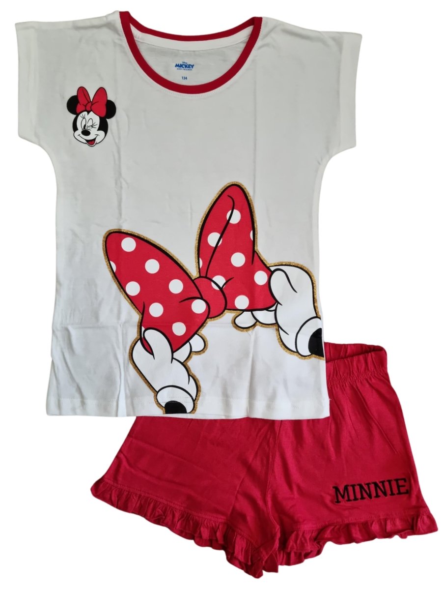 Kinderbekleidungsset Pyjama Minnie Mouse (T-Shirt, Hose) von Dilaras.at | Dein Shop für Pyjama, Hose, T-Shirt