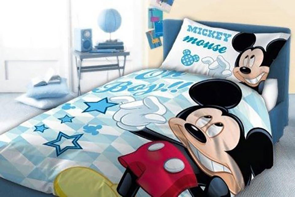 Mickey Mouse Bettwäsche 100x135cm + 40x60cm von Dilaras.at | Dein Shop für Bettwäsche Kinder