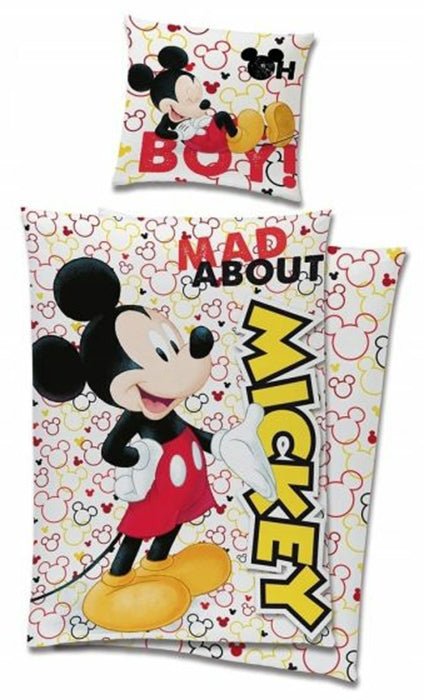 Mickey Mouse Kinderbettwäsche 140x200 cm + 70x90 cm, 100% Baumwolle von Dilaras.at | Dein Shop für Bettwäsche Kinder