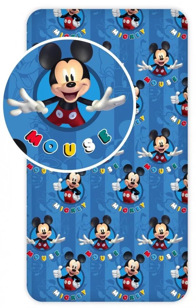 Mickey Mouse Spannbettlaken 90x200 cm von Dilaras.at | Dein Shop für Bettlaken 90x200 cm