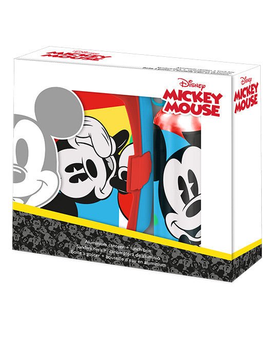 Mickey Mouse Trinkflasche & Brotdose Set von Dilaras.at | Dein Shop für Trinkflasche & Brotdosen