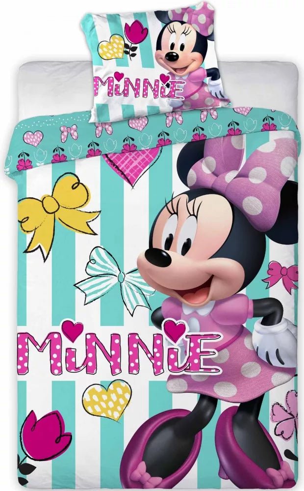 Minnie Mouse Bettwäsche 100x135 cm + 40x60 cm, 100% Baumwolle von Dilaras.at | Dein Shop für Bettwäsche Kinder