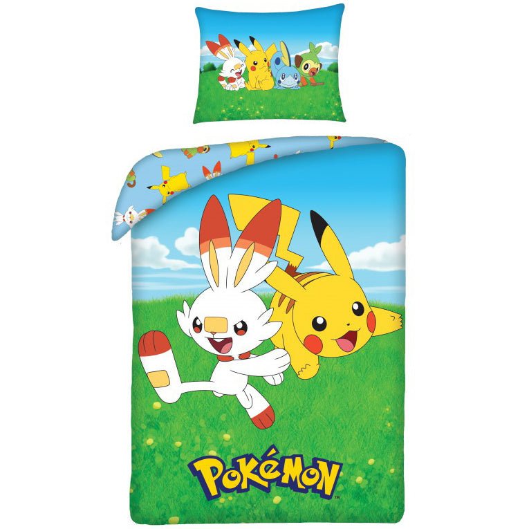 Pokemon Bettwäsche 140x200 cm + 70x90 cm, 100% Baumwolle von Dilaras.at | Dein Shop für Bettwäsche Kinder