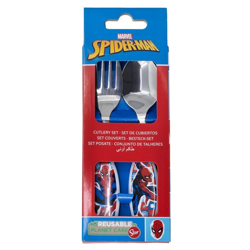 Spiderman Besteck Metall von Dilaras.at | Dein Shop für Trinkflasche & Brotdosen