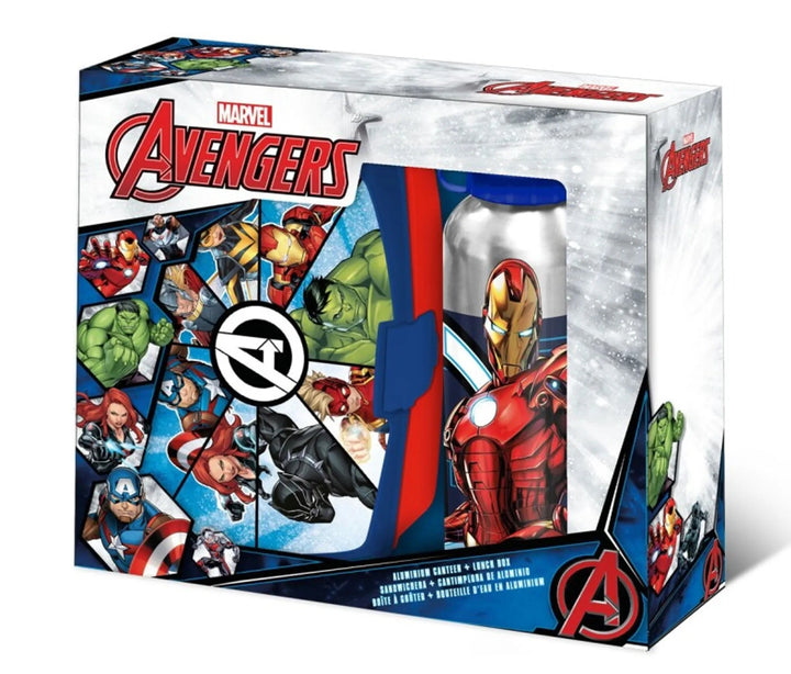 The Avengers Trinkflasche & Brotdose Set von Dilaras.at | Dein Shop für Trinkflasche & Brotdosen
